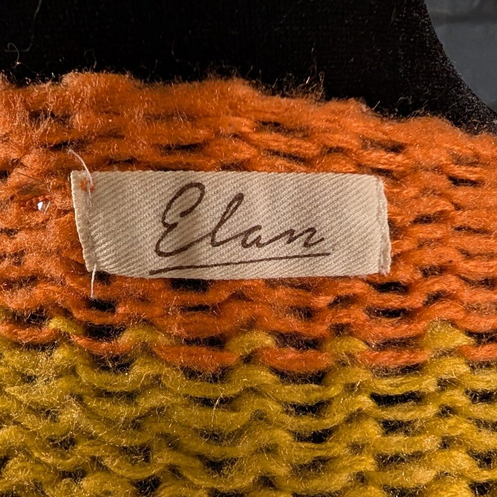 Fuzzy, Fall, Rainbow Cardigan - Picture 3 of 4